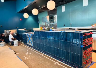 True West Film Center from lobby construction.