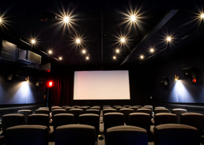 True West Film Center theater screen.